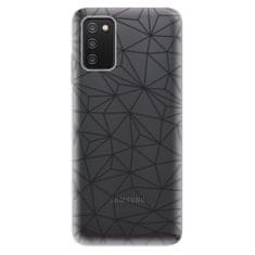 iSaprio Abstract Triangles 03 - black szilikon tok Samsung Galaxy A03s