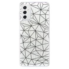 iSaprio Abstract Triangles 03 - black szilikon tok Samsung Galaxy M52 5G