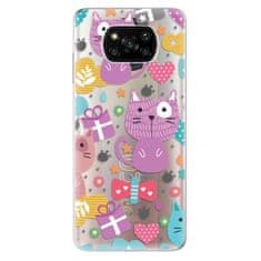 iSaprio Cat pattern 01 szilikon tok Xiaomi Poco X3 Pro / X3 NFC