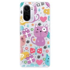 iSaprio Cat pattern 01 szilikon tok Xiaomi Poco F3