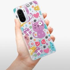 iSaprio Cat pattern 01 szilikon tok Xiaomi Poco F3