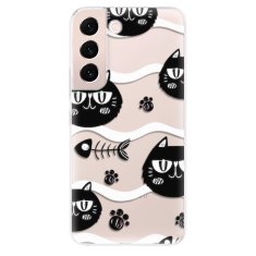 iSaprio Cat pattern 04 szilikon tok Samsung Galaxy S22+ 5G