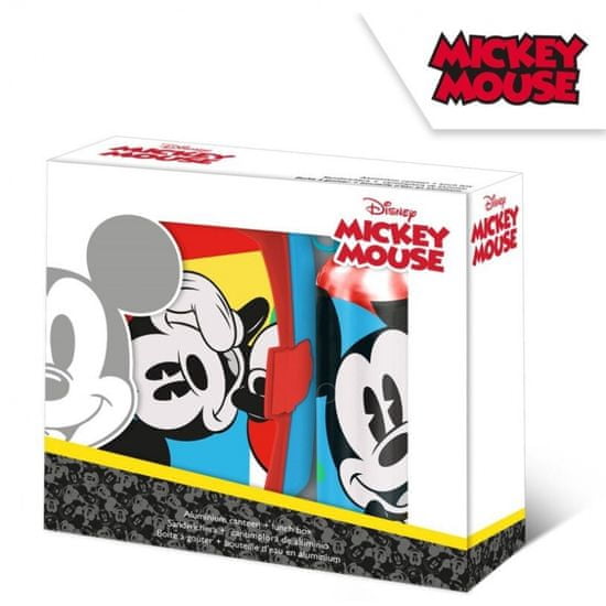 KIDS LICENSING Snack szett / doboz + üveg MICKEY MOUSE, MI50001