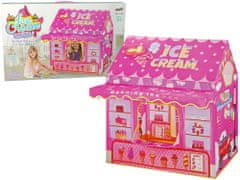 shumee Princess Tent Ice Cream Kids Ice Cream Shop Pink Lights Stars