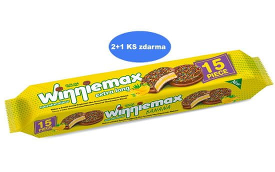 Golda Winniemax - banán ízű süti 275g (2+1 ingyen)