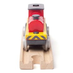 Bigjigs Rail elektromos mozdony Red Strongman