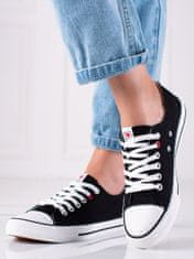 Női tornacipő 88865 + Nőin zokni Gatta Calzino Strech, fekete, 37