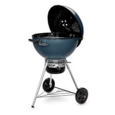 WEBER Master-Touch GBS C-5750 grill, átmérője 57 cm, szürke-kék tisztítórendszerrel