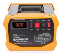 Powermat PM-PA-15M Akkumulátor töltő 9A 12 24V 150W Normál + Gyorstöltő