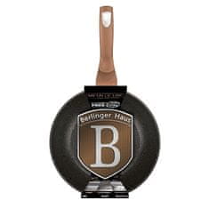 Berlingerhaus Wok márványfelülettel 30 cm Rosegold Metallic Line BH-6171