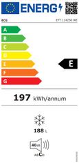 ECG EFT 114250 WE fagyasztó