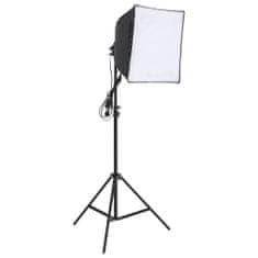 Vidaxl stúdiólámpaszett háromlábú állvánnyal és softbox-szal 190232