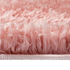shumee magas szálú rózsaszín bozontos szőnyeg 160 x 230 cm 50 mm