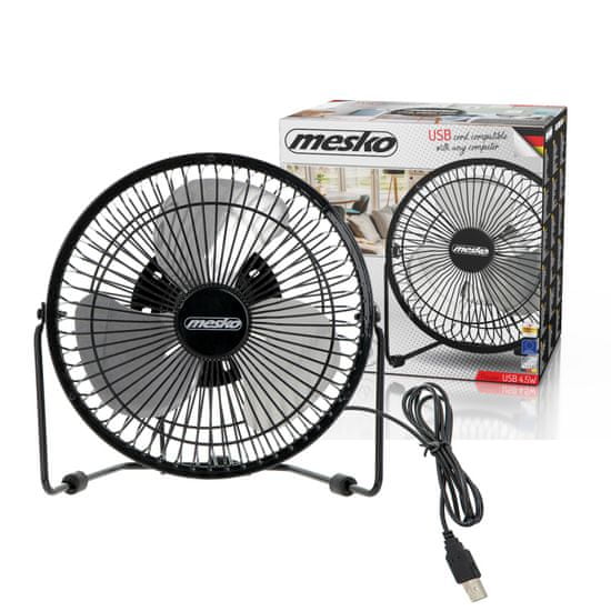 Mesko Ventilátor - Asztal - 15 cm USB MS 7322