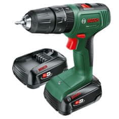 BOSCH EasyImpact 18V-40 akkus ütvefúró-csavarozó (2 × 1,5 Ah) + AL18V-20 (06039D8102)