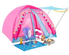 Mattel Barbie Dreamhouse adventures Sátor 2 babával és kiegészítőkkel HGC18