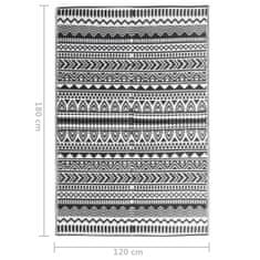 shumee fekete PP kültéri szőnyeg 120x180 cm