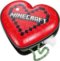 Ravensburger Puzzle Minecraft, szív, 54 darabos