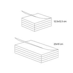 rocada  S4323MX SkinnyNotes címkekészlet, 20x10 cm, 400 db