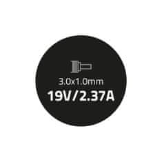 Qoltec Qoltec hálózati adapter Asushoz 45W | 19V | 2.37A | 3.0*1.0 | + tápkábel