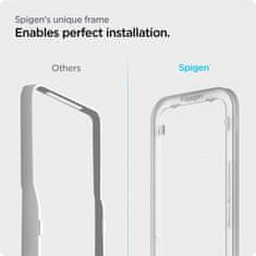 Spigen EDZETT ÜVEG SPIGEN ALM GLASS FC IPHONE 13 / 13 PRO / 14 FEKETE