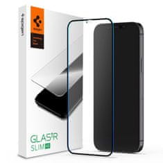 Spigen EDZETT ÜVEG SPIGEN GLASS FC IPHONE 12 PRO MAX FEKETE