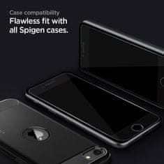 Spigen EDZETT ÜVEG SPIGEN GLASS FC 2-CSOMAGOS IPHONE 7/8 / SE 2020/2022 FEKETE