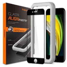 Spigen EDZETT ÜVEG SPIGEN ALM GLASS FC IPHONE 7/8 / SE 2020/2022 FEKETE