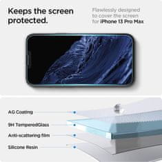 Spigen EDZETT ÜVEG SPIGEN GLAS.TR "EZ FIT" IPHONE 13 / 13 PRO / 14