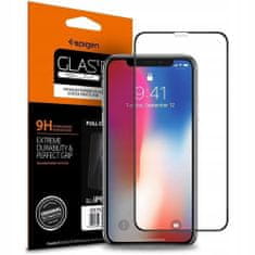 Spigen EDZETT ÜVEG SPIGEN GLASS FC IPHONE 11 FEKETE