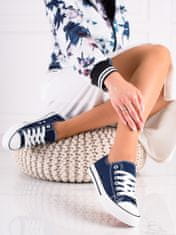 Amiatex Női tornacipő 89387 + Nőin zokni Gatta Calzino Strech, kék árnyalat, 38