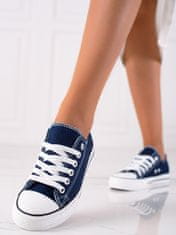 Amiatex Női tornacipő 89387 + Nőin zokni Gatta Calzino Strech, kék árnyalat, 38