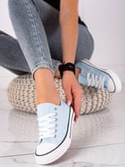 Amiatex Női tornacipő 89391 + Nőin zokni Gatta Calzino Strech, kék árnyalat, 38