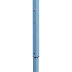 shumee kék acél összecsukható rendezvénysátor 4 oldalfallal 3 x 4 m