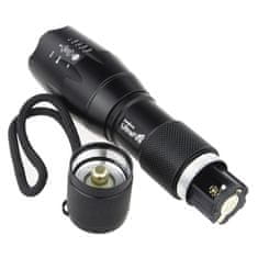 Northix Ultrafire LED zseblámpa xFocus CREE - 2000 Lm 