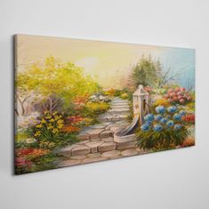 COLORAY.HU Vászonkép Virágfa vadvilág nap 120x60 cm