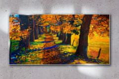 COLORAY.HU Üvegkép A faút elhagyja az őszet 120x60 cm