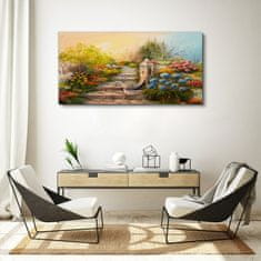 COLORAY.HU Vászonkép Virágfa vadvilág nap 120x60 cm