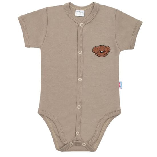 NEW BABY Új Baby BrumBrum latte pamut bodysuit - 56 (0-3m)