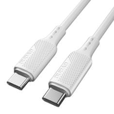 DUDAO L5S kábel USB-C / USB-C PD 100W 1m, fehér