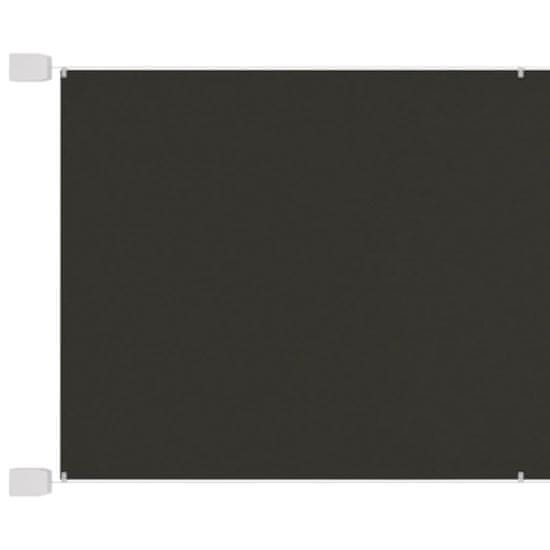 Greatstore antracitszürke oxford-szövet függőleges napellenző 180 x 800 cm