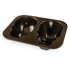 NordicWare Sötétbarna koponyatorta koponya alakú