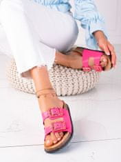 Amiatex Női papucs 89568 + Nőin zokni Gatta Calzino Strech, rózsaszín árnyalat, 36