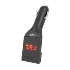 setty. bluetooth adó / FM jeladó fekete GSM035802