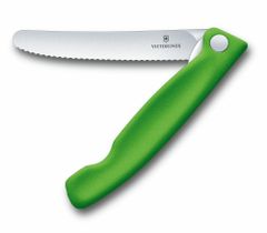 Victorinox 6.7836.F4B Swiss Classic összecsukható konyhai kés 11 cm, zöld