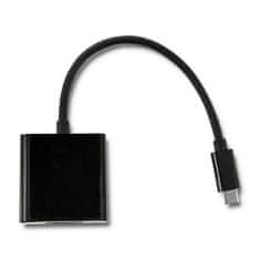 Qoltec USB Type C férfi / HDMI női adapter | 4K | 23cm