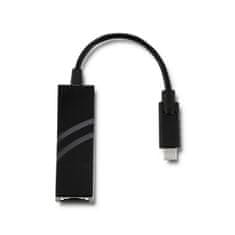 Qoltec C típusú USB csatlakozó / RJ-45 csatlakozó adapter | 20cm