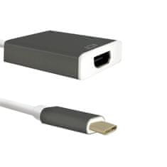 Qoltec adapter USB 3.1 Type C férfi | HDMI A női csatlakozó