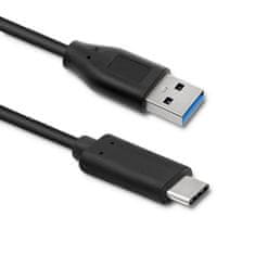 Qoltec USB 3.1 kábel C típusú férfi | USB 3.0 A férfi | 1,5m