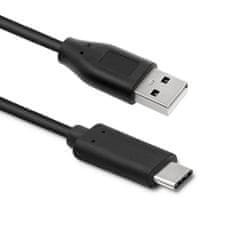 Qoltec USB 3.1 C típusú férfi | USB 2.0 A férfi | 0,25 m kábel